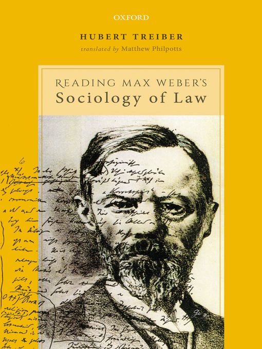 Title details for Reading Max Weber's Sociology of Law by Hubert Treiber - Wait list